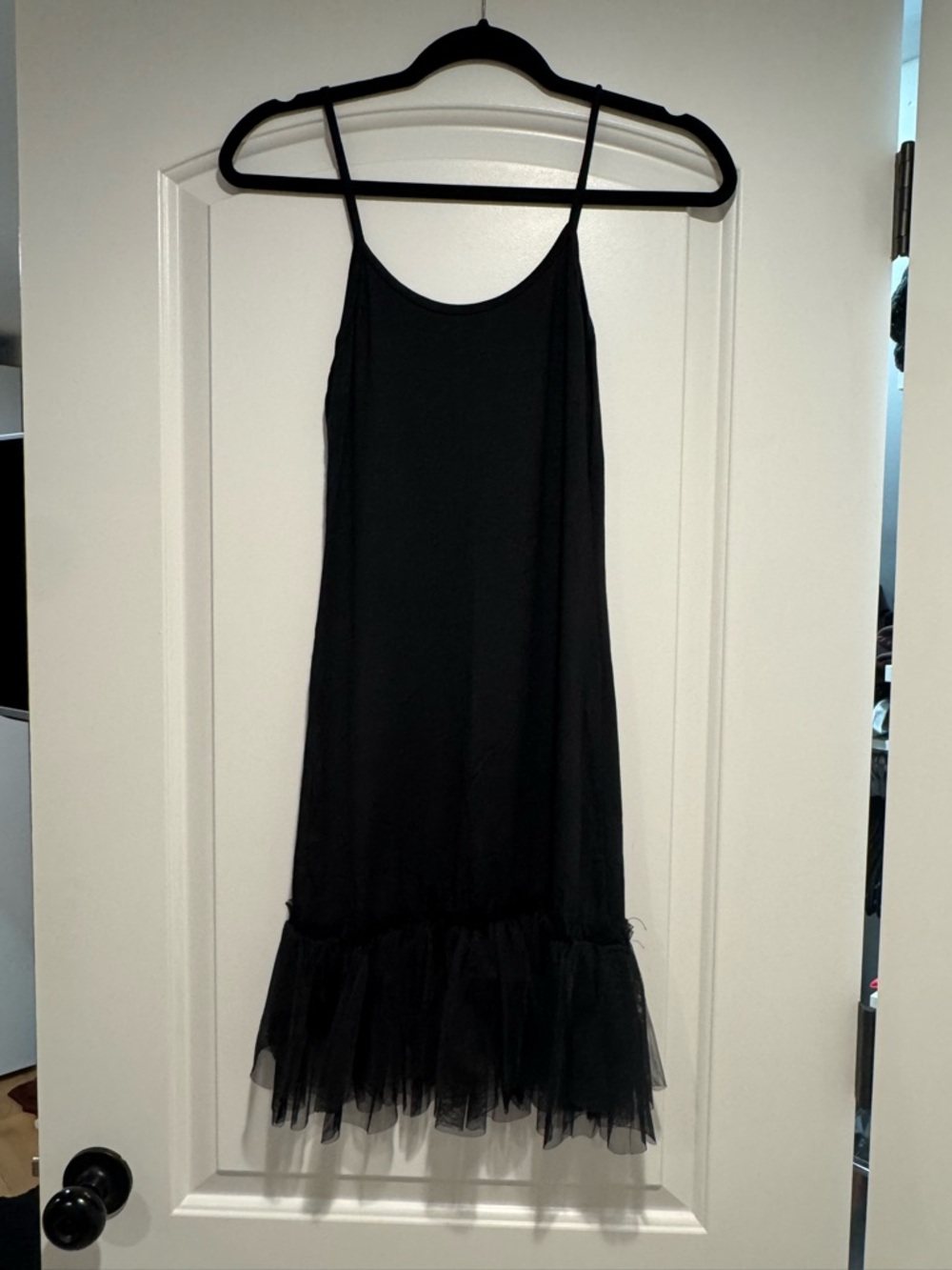NWOT Black underneath for Dress with Tulle Hem